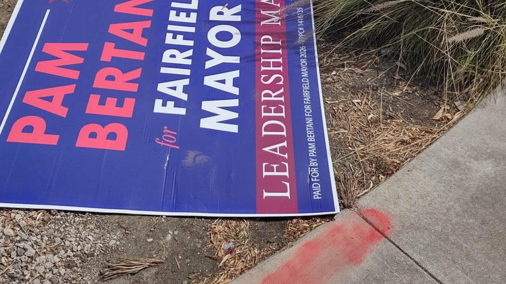 Fairfield police arrest man suspected of vandalizing campaign signs for local elections — CBS Bay Area (KPIX), Los Altos Government news