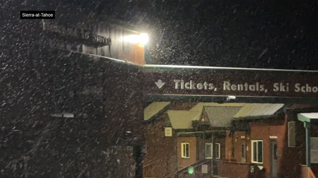 Northern California Sierra sees some early-season snow — CBS Bay Area (KPIX), Los Altos Sports news