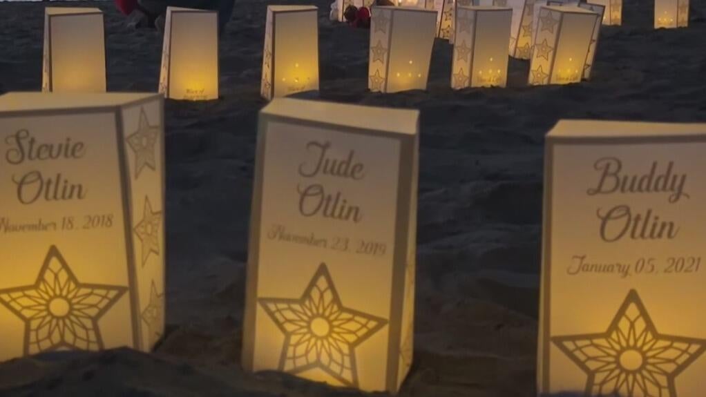At San Francisco's Baker Beach, a wave of light honors babies lost too soon — CBS Bay Area (KPIX), Los Altos Community news