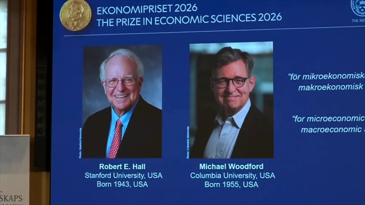 Stanford economist Robert Hall, among 2 Americans, awarded Nobel Prize for overturning assumptions about how to deal with economic shocks
— ABC 7 Bay Area, Los Altos Business news