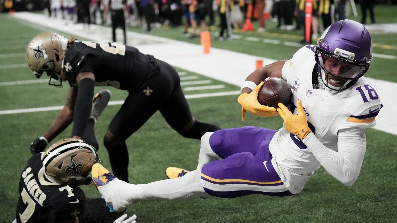 Jefferson, Jones and Murray all produce to help the unbeaten Vikings top the slumping Saints 23-13 — KSTP 5
