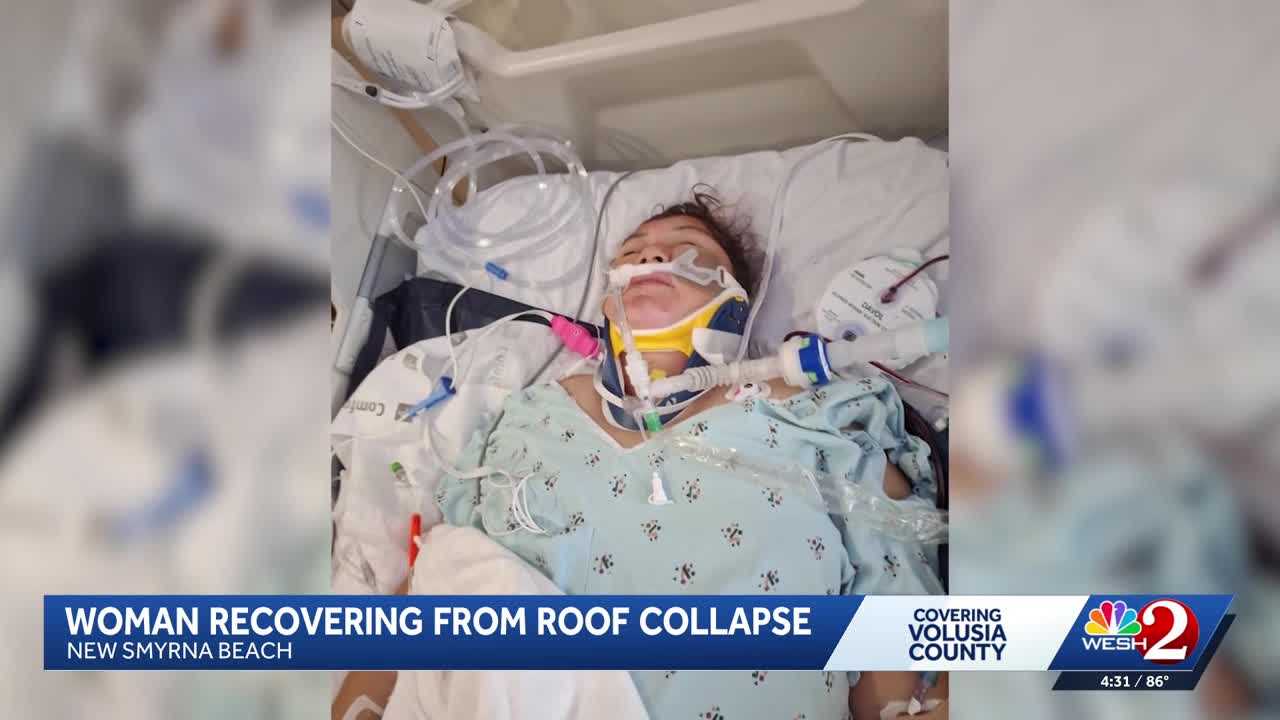 Mother of 2 recovering after roof collapse in New Smyrna Beach — WESH 2 Orlando, Los Altos Community news