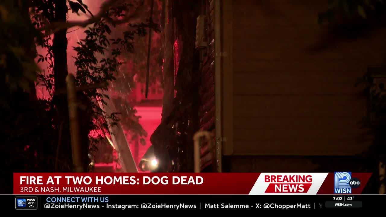Dog killed during overnight fire that spread from one Milwaukee home to a second — WISN 12 Milwaukee, Los Altos Community news