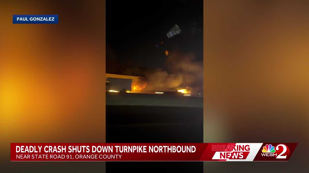 Six killed in fiery crash on Florida’s Turnpike in Orange County, troopers say — WESH 2 Orlando, Los Altos Community news