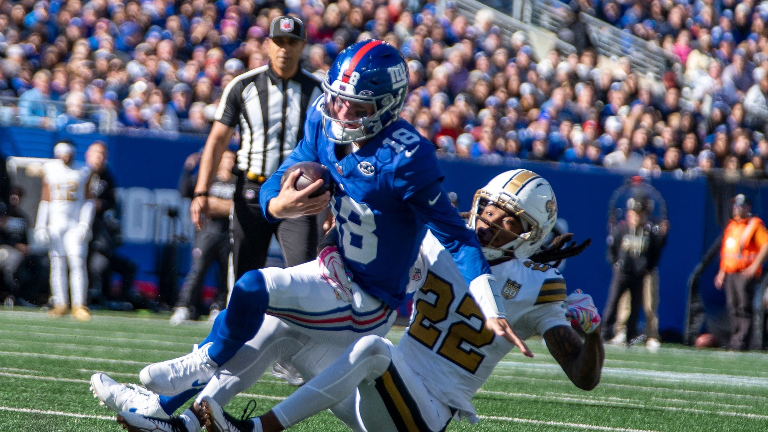 Giants Get Full JJ McCarthy Experience vs Saints — Minnesota Sports Fan, Los Altos Sports news
