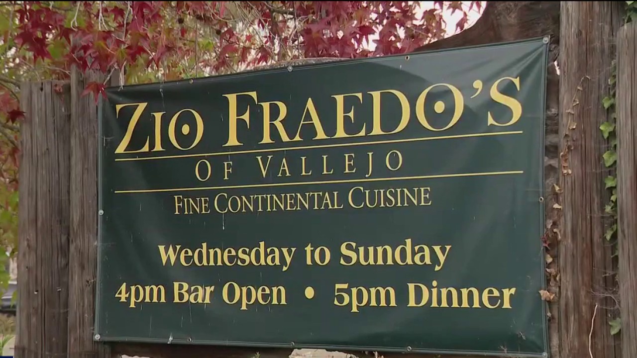 Zio Fraedo’s waterfront restaurant to close Vallejo location after 20 years — KTVU FOX 2 Bay Area, Los Altos Dining news