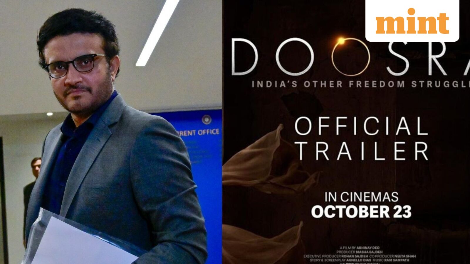 Sourav Ganguly vs ‘Doosra’: Delhi HC seeks filmmaker's response over cricketer's personality rights plea; what we know — Mint India, Los Altos Technology news